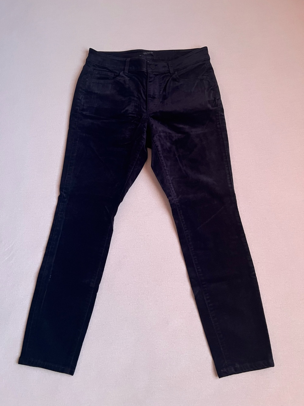 Ann Taylor The Skinny Curvy Fit Black Pants Size 6P EUC